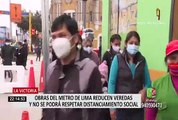 La Victoria: Obras del Metro de Lima reducen veredas y no se podrá respetar distanciamiento social