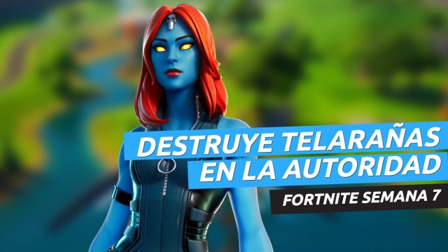 Destruye telarañas en La Autoridad en Fortnite temporada 4 - localizaciones