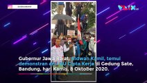 Ridwan Kamil Berani Temui Demonstran Anti Omnibus Law