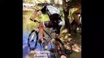 Miguel Torres y Poty Castillo, plan de bici entre amigos