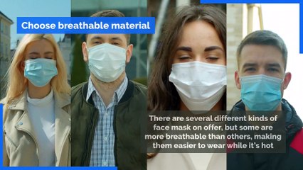 Coronavirus - Here’s how to stay cool while wearing a face mask in hot weather