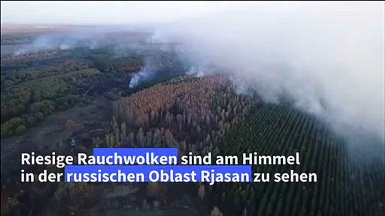 Russland: Explosion in Munitionsdepot löst Flächenbrand aus