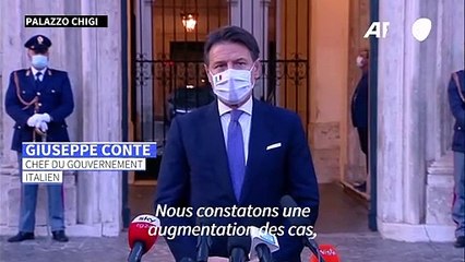 Italie: masque obligatoire à l'extérieur dans tout le pays (Conte)