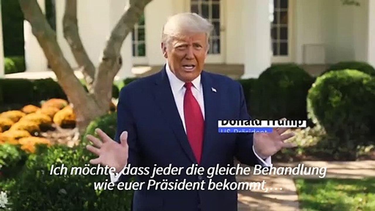 Trump preist noch nicht zugelassenes Antikörper-Medikament