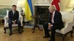 PM and Ukraine president exchange warm greetings
