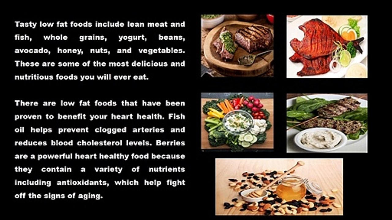Low Fat Foods For Your Body And Weight Loss