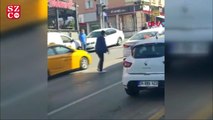 Ankara'da trafikte sopalı kavga