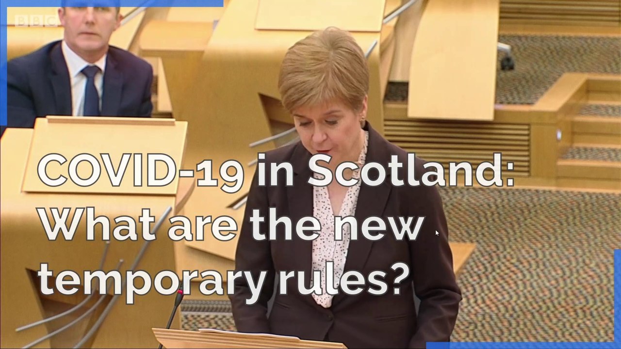Coronavirus in Scotland: What are the new temporary rules for October?