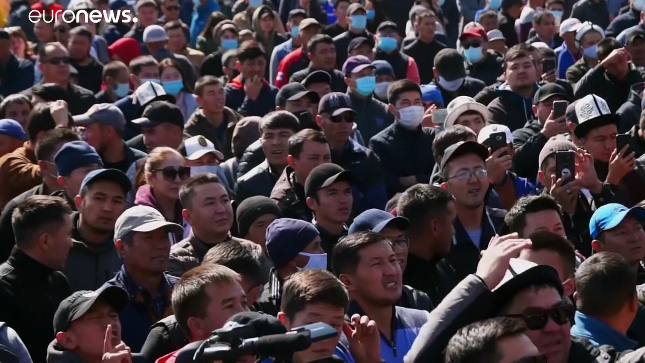 Proteste in Kirgistan - Demonstranten fordern neue Regierung