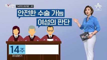 [팩트맨]‘낙태 허용’, 왜 임신 14주·24주?…근거 따져보니