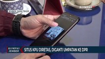 Situs Web KPU Jember diretas, Tampilan Halaman Diganti Umpatan ke DPR