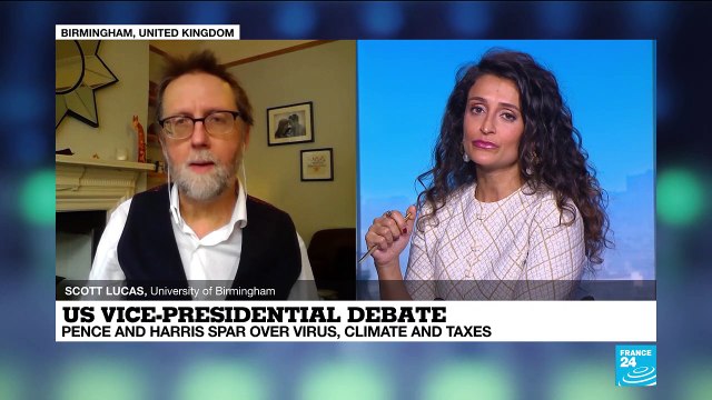 US Vice-presidential debate: Pence and Harris spar over virus, climate and taxes