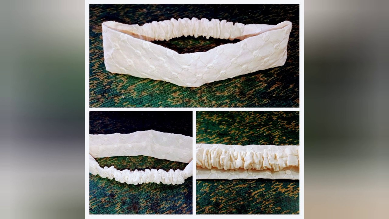 Very simple and easy Hair band making/ easy Head band making at home/