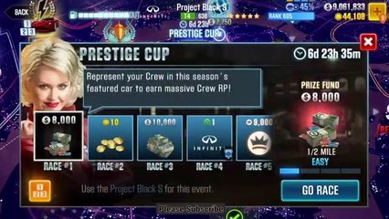 #112 CSR Racing 2 | Prestige Cup | Infiniti Project Black S
