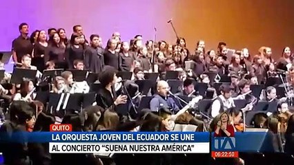 Joven del Ecuador se une al concierto "Suena Nuestra América"