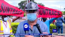 Organizaciones sindicales marchan hasta la CSJ y presentan demanda - Nex Noticias