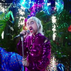 Miley Cyrus and the Midnight Shadow (reface app)