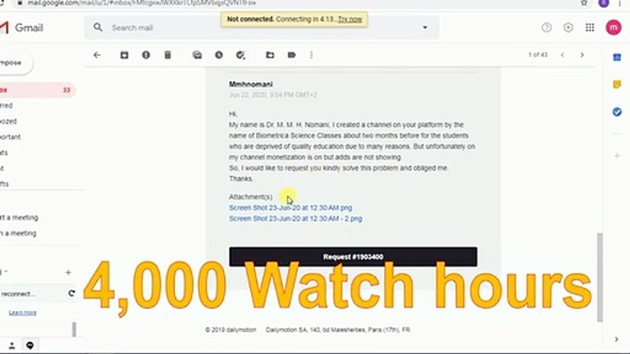 Dailymotion New Rule 2020 ll Monetization enabled but ads not showing ll Dailymotion Latest News