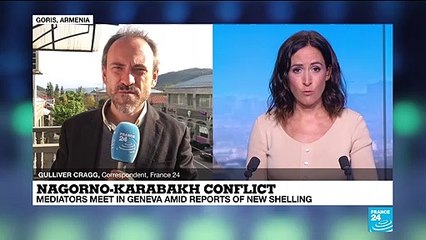 Mediators meet in Geneva amid reports of new shelling in Nagorno-Karabakh