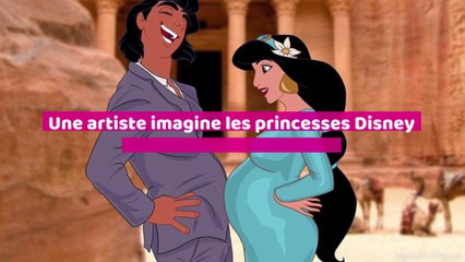 Une artiste imagine les princesses Disney pendant la grossesse
