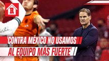 Frank de Boer: 'Contra México no usamos al equipo más fuerte'