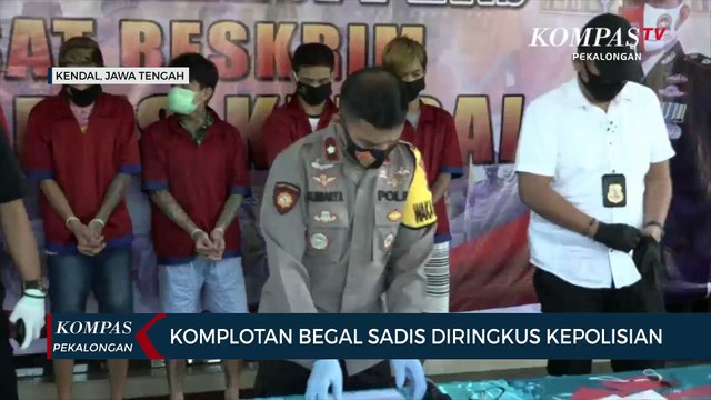 Komplotan Begal Sadis Diringkus Kepolisian