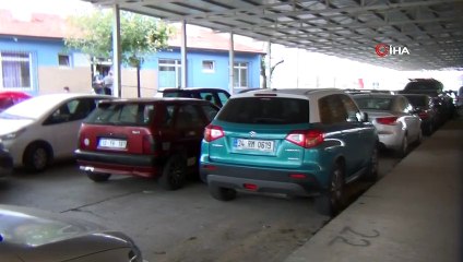 Dolu korkusu yüzünden sürücüler kapalı pazar yerlerine akın etti