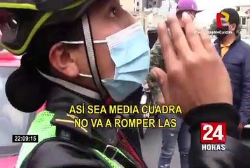 Irresponsable conductor ingresa en sentido contrario a la vía, provoca tráfico y huye de la policía
