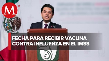 IMSS comenzará vacunación contra la influenza a partir del 9 de octubre