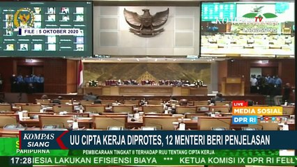 UU Cipta Kerja Diprotes, 12 Menteri Beri Penjelasan