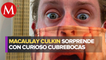 Macaulay Culkin usa cubrebocas inspirado en 'Mi pobre angelito'