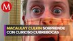 Macaulay Culkin usa cubrebocas inspirado en 'Mi pobre angelito'