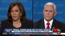 Pence, Harris face off in only vice presidential debate