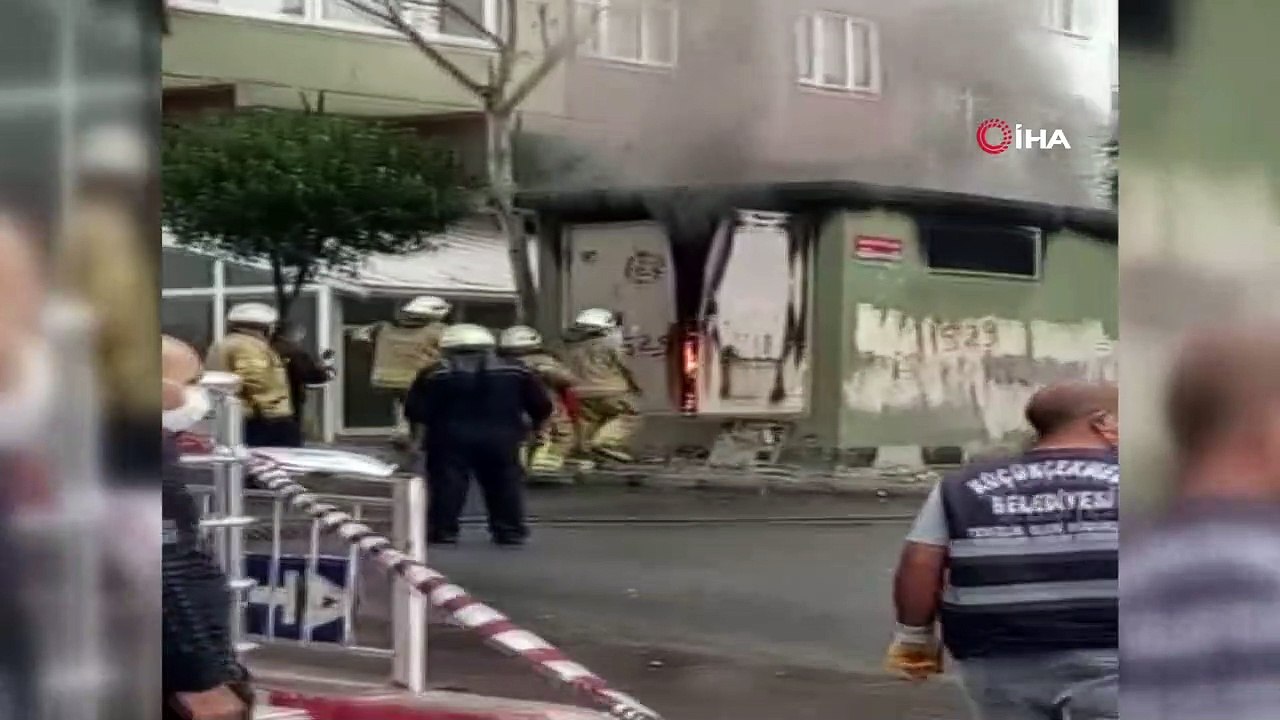 Trafo yangını paniğe neden oldu