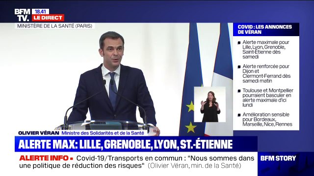 Olivier Véran: Il faut rester extrêmement prudents à l'heure où les vacances viennent