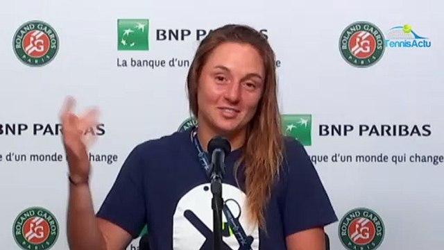 Roland-Garros 2020 - Nadia Podoroska : Ça ne va pas changer ma vie car je resterai toujours la même mais ça va changer mon classement !