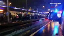 İstanbul'da metrobüs kazası!