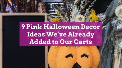9 Pink Halloween Decor Ideas We’ve Already Added to Our Carts