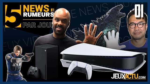 5 NEWS & RUMEURS PAR JOUR #01 - Émission Quotidienne Jeuxactu