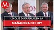 Los temas de AMLO en La Mañanera del 8 de octubre