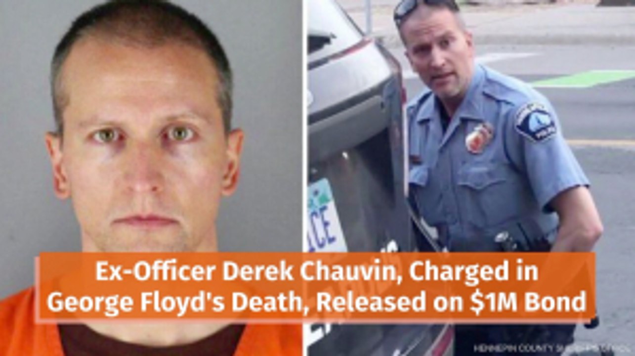 Derek Chauvin Released On 1 Million  Bond