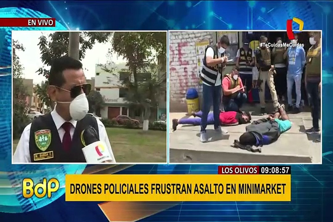 Los Olivos: drones se convierten en aliados de la policía contra delincuentes