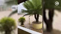 Chuva de granizo atinge o município de Mantenópolis