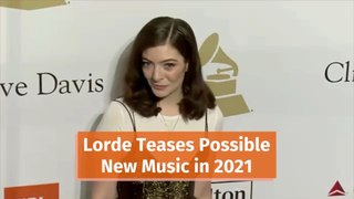 Lorde Music Coming 2021
