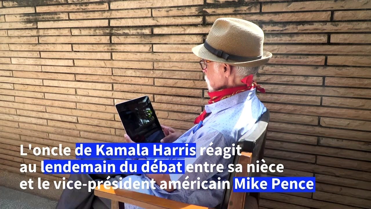 L'oncle indien de Kamala Harris est fier de sa nièce face à Pence