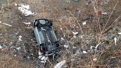 Otomobil dere yatağına devrildi: 2 çocuk hayatını kaybetti