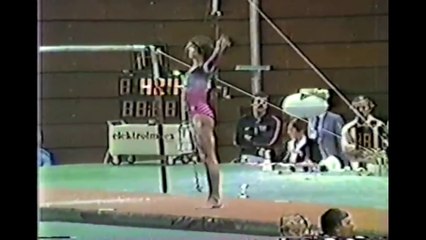 Maxi Gnauck - UB AA - 1983 World Gymnastics Championships