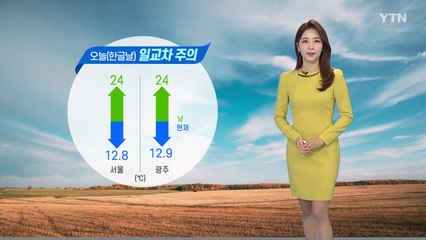 [날씨] 오늘(한글날) 서쪽 맑고 동쪽 흐림...해안·해상 강풍 / YTN