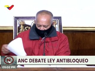 ANC: Aprobado Capítulo I con 16 artículos establecidos en la Ley Antibloqueo