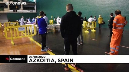 Массовое тестирование на коронавирус в Стране Басков